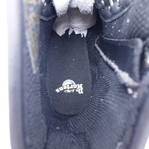 NEW Dr. Martens 1460 Metallic Lace Up Combat Boots Silver Suede - Picture 8 of 9